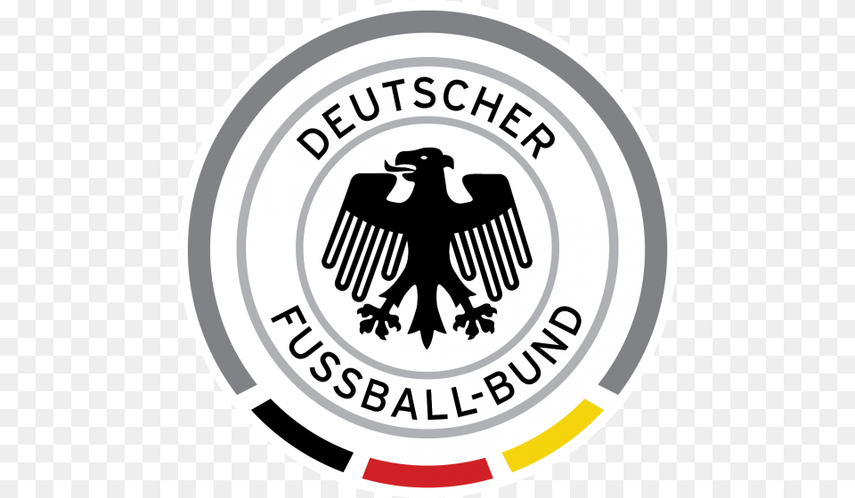 Germany Football Team Logo Transparent U0026 Svg Vector File German Football, Emblem, Symbol, Animal, Bird Free Png