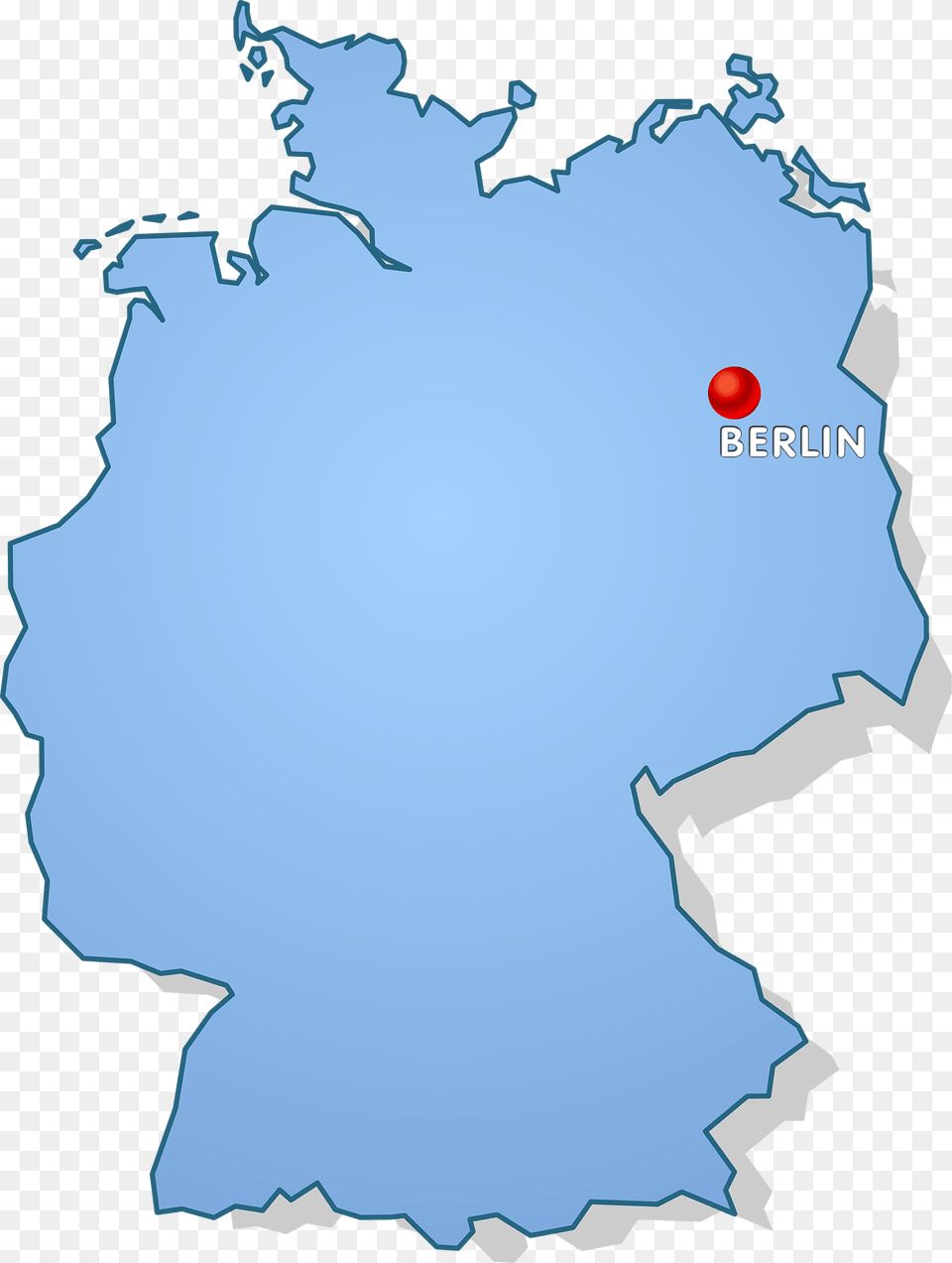 Germany Img Big Map Of Germany With Capital, Chart, Plot, Nature, Land Free Png Download