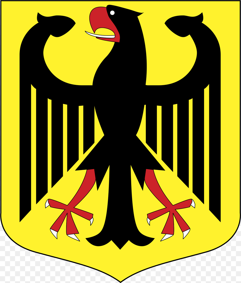 Germany Logo Transparent Germany Coat Of Arms, Emblem, Symbol, Animal, Kangaroo Png