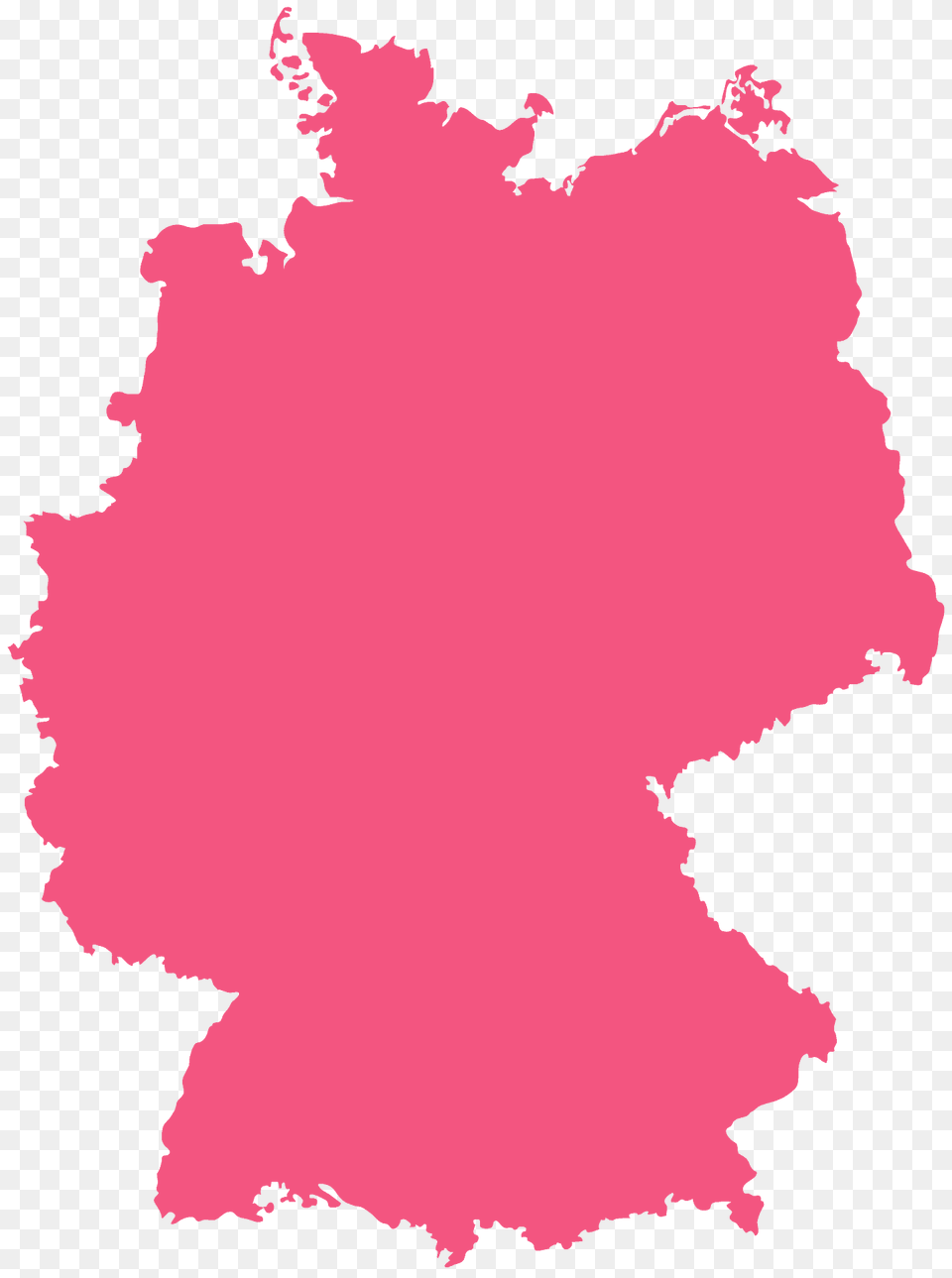 Germany Map Silhouette Png