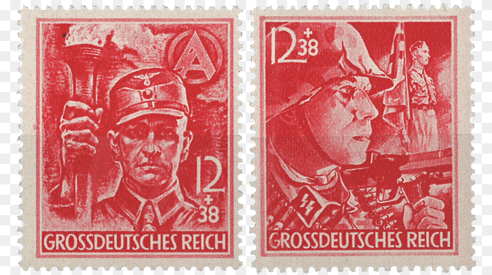 Germany Third Reich Stamps, Postage Stamp, Adult, Male, Man Free Png Download