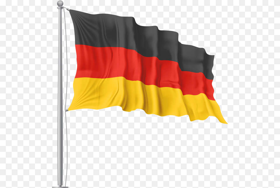 Germany Waving Flag German Flag Transparent Background, Germany Flag, Person Png Image