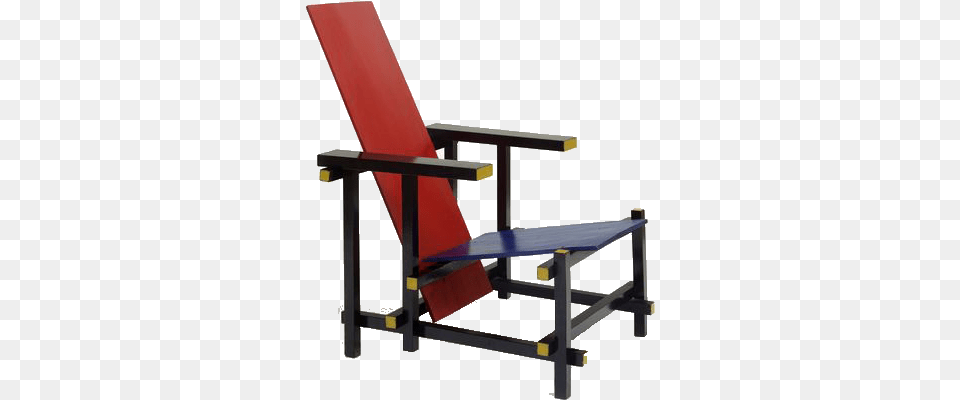 Gerrit Rietveld Neoplasticism Design Chair Pic From Gerrit Rietveld Red And Blue Chair, Furniture, Armchair, Canvas Free Png Download