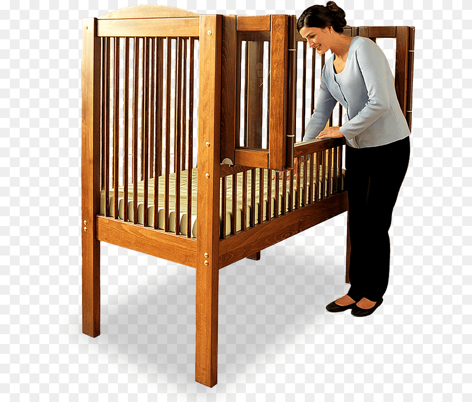 Gertie Crib With Doors Gertie Crib, Furniture, Infant Bed, Adult, Male Free Transparent Png