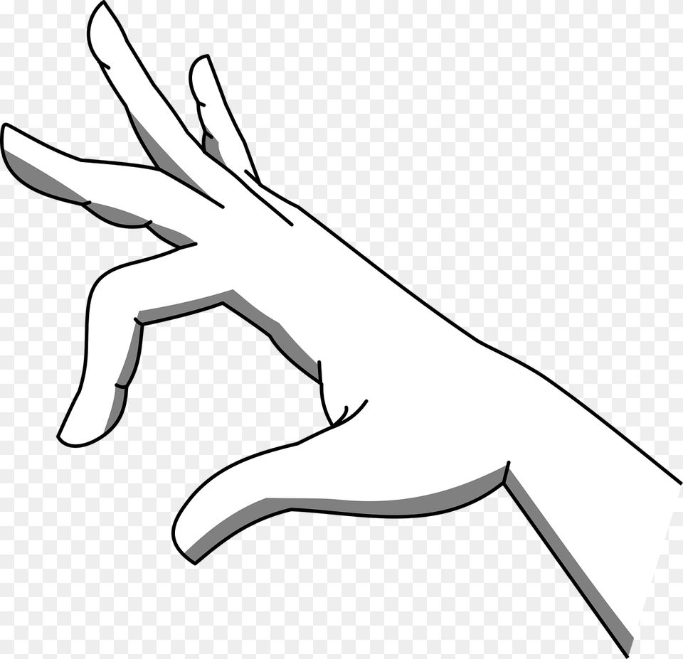 Gesture Hand Palm Photo Pinching Hand Clip Art, Stencil, Clothing, Glove, Electronics Free Png