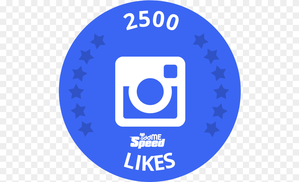 Get 2500 Instagram Likes Right Now Circle, Disk, Dvd, Logo Free Transparent Png