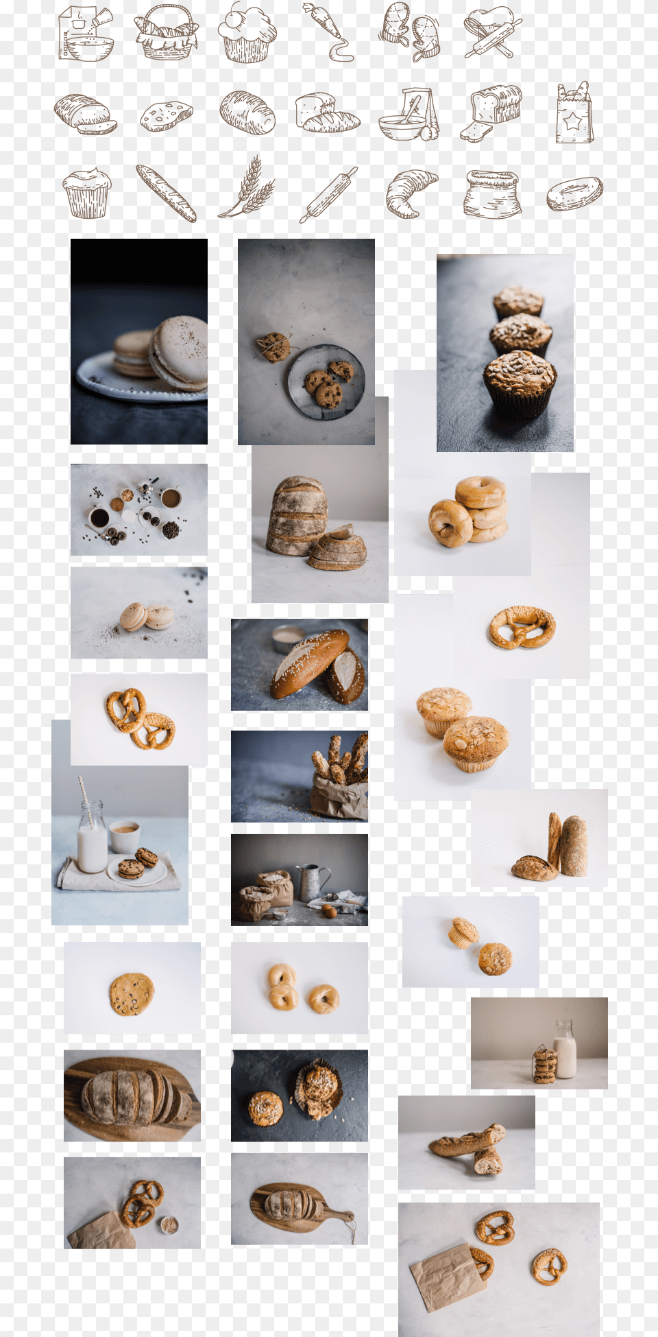 Get A Bakery Layout Pack For Divi Elegant Themes Blog Dessert, Art, Collage, Bread, Food Png