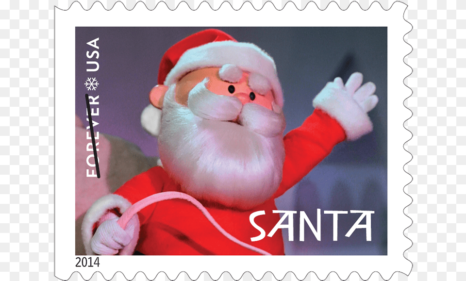 Get A Letter From Santau2014from The North Pole Common Sense Kris Kringle Movie Animated, Toy, Postage Stamp, Clothing, Glove Free Png