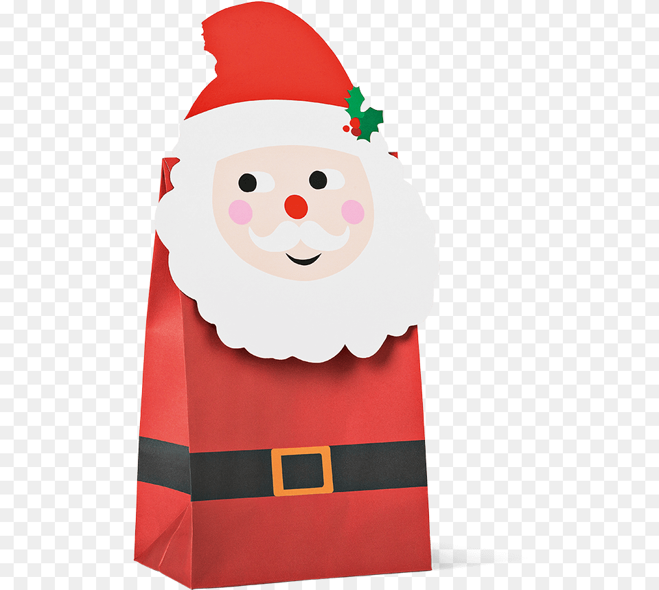 Get A Little Help With Your Giftwrapping Santa Claus, Clothing, Hat, Bag, Baby Png