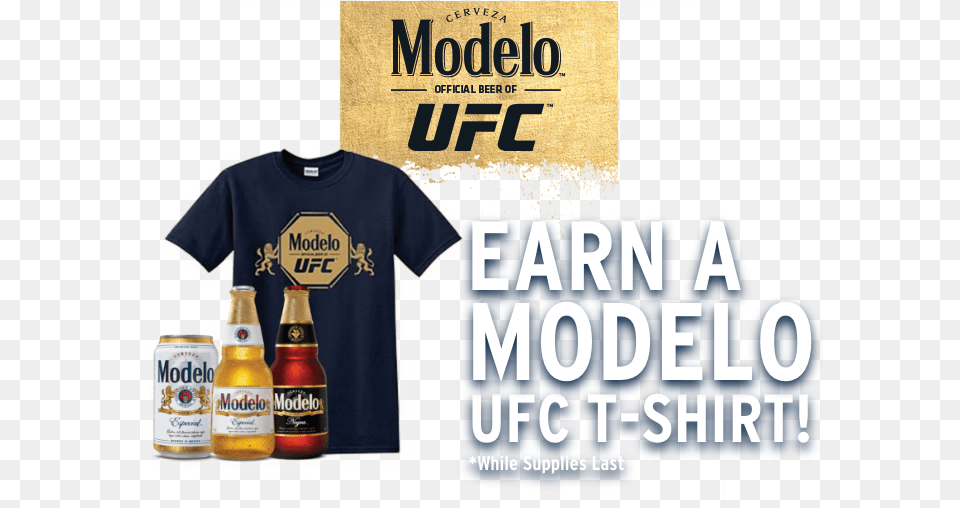 Get A Modelo Ufc T Shirt Guinness, Alcohol, Beer, Beverage, Bottle Free Transparent Png