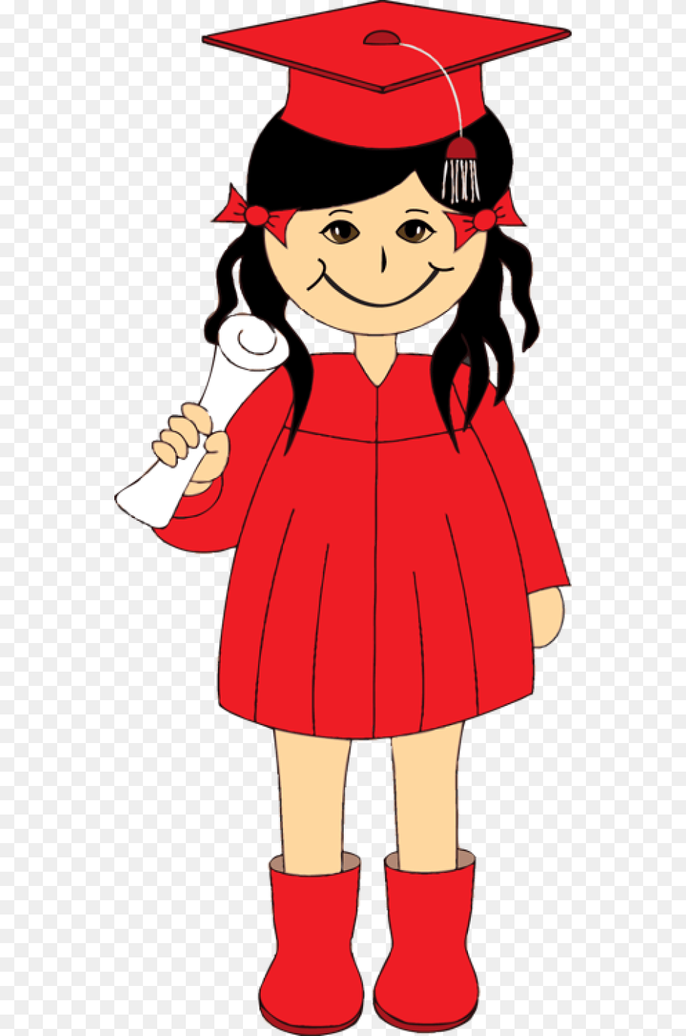 Get Creative With This Free Kids Clip Art Girl Graduate Clip, Person, People, Child, Female Png Image