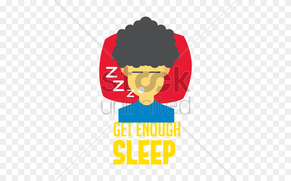 Get Enough Sleep Design Vector Image, Advertisement, Poster, Lifejacket, Clothing Free Transparent Png