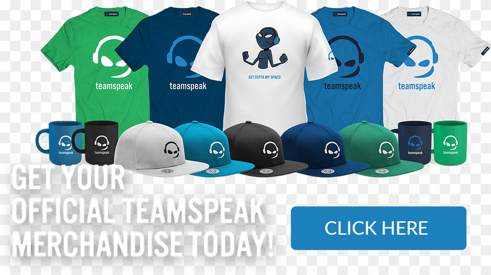 Get In Touch Teamspeak, T-shirt, Shirt, Hat, Clothing Free Transparent Png