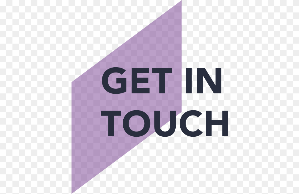 Get In Touch2x Calm And Get A, Triangle, Purple Png Image