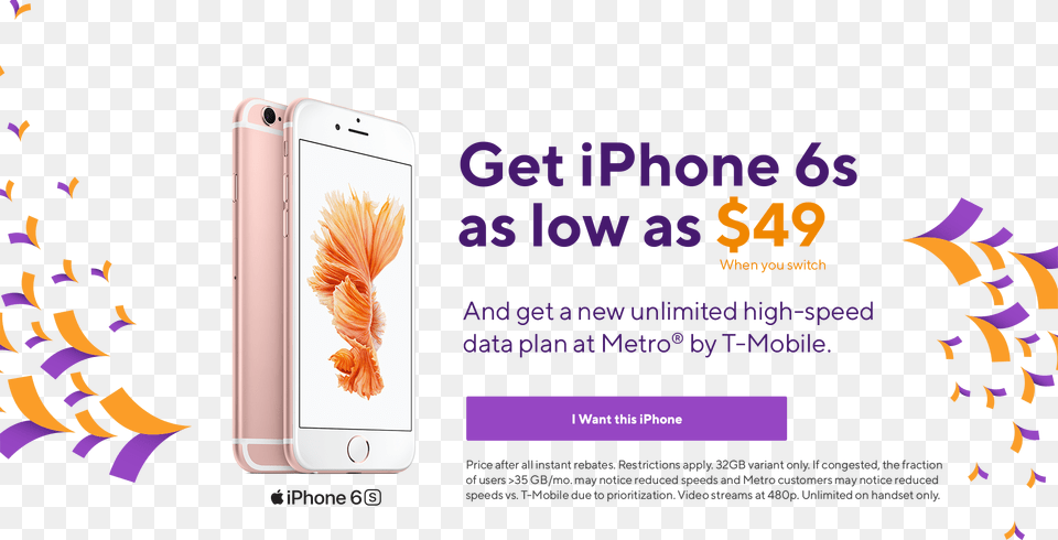 Get Iphone 6s From Metro By T Mobile For As Low As Apple Iphone 6s 32gb Rose Gold, Electronics, Mobile Phone, Phone, Person Free Png