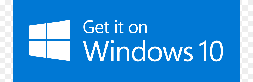 Get It On Windows 10 Badge, Logo, Text Free Png Download