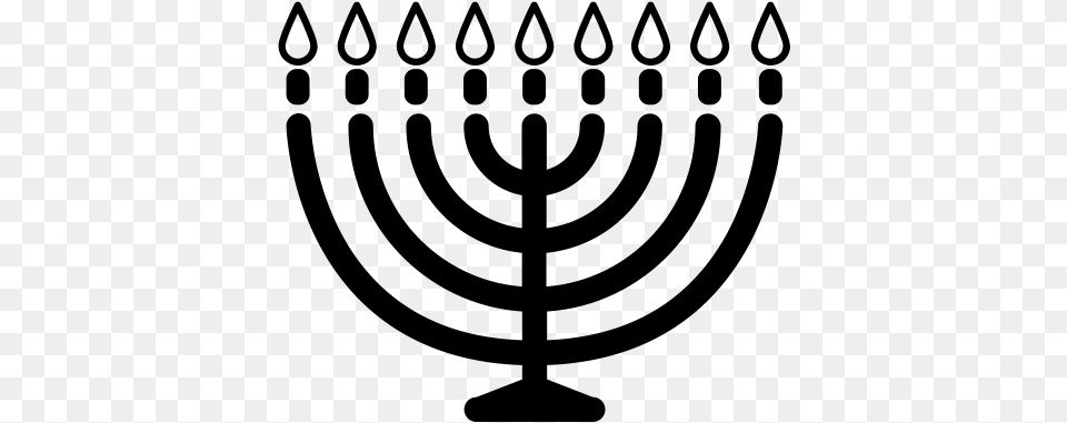 Get Lit Hanukkah, Gray Png