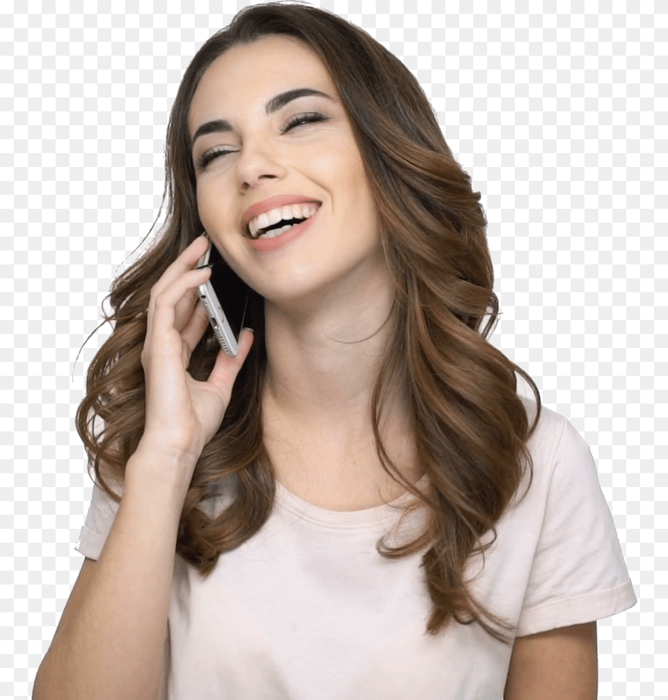 Get More Calls Today Girl, Person, Face, Head, Happy Free Png