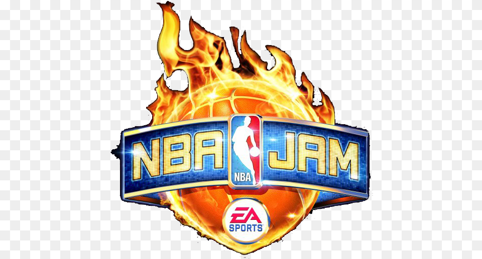 Get Nba Jam For Ios Cheats Nba Jam Wii Logo, Fire, Flame, Adult, Male Free Transparent Png