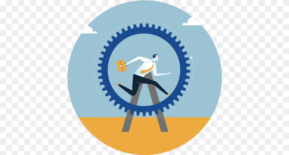 Get Off The Hamster Wheel Crank Arm Brewing Logo, Adult, Female, Person, Woman Free Transparent Png