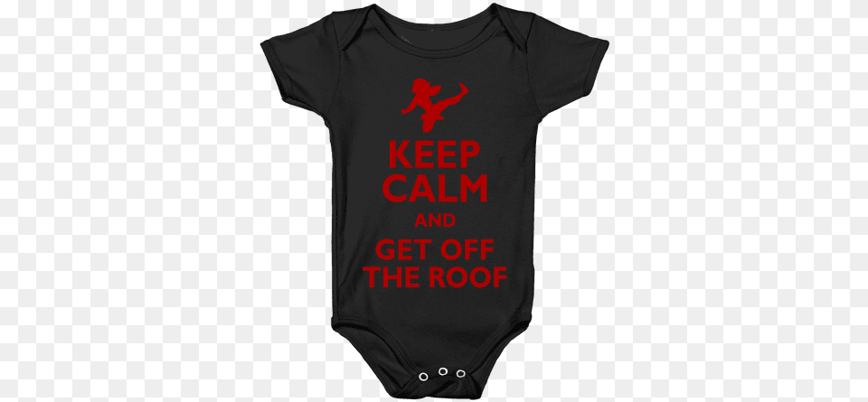 Get Off The Roof Baby Onesy Onesie, Clothing, T-shirt, Shirt Png