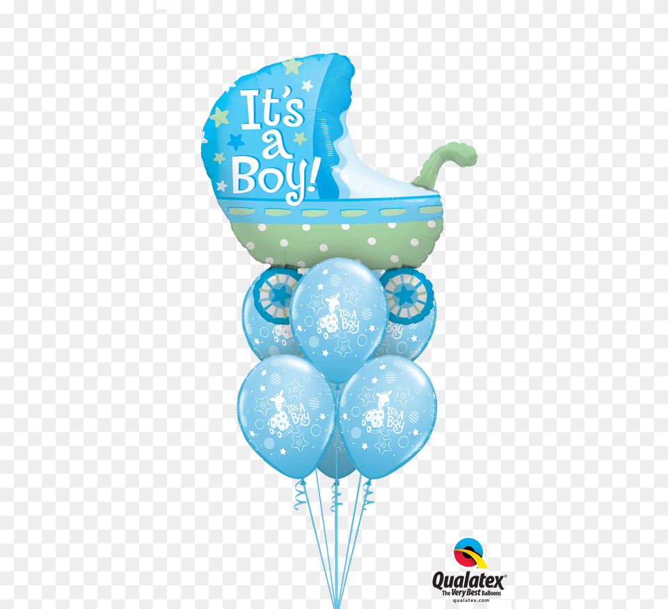 Get Pram Helium Balloons Its A Girl Balloons, Advertisement, Balloon, Poster, Ice Free Transparent Png