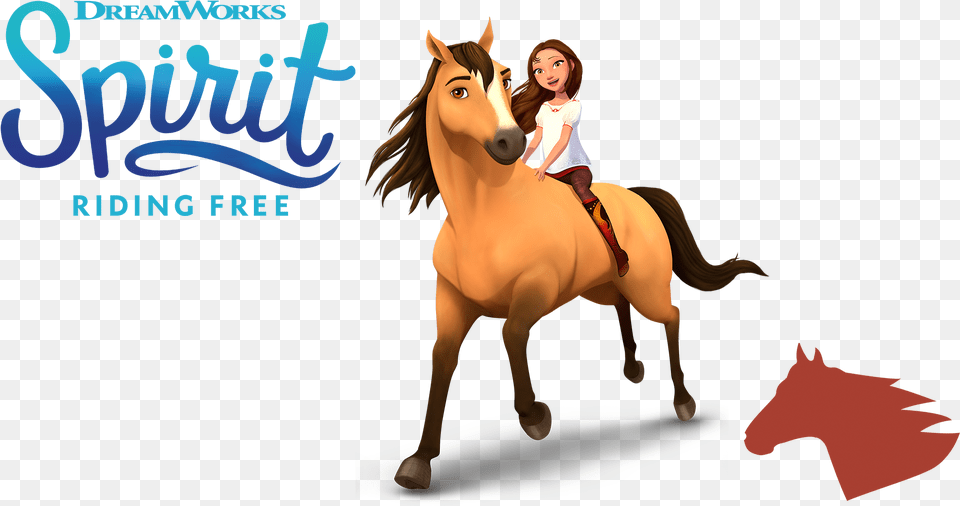 Get Ready For Spirit Riding Lucky A Gutsy 12 Spirit Lucky Riding Adult, Person, Woman, Female Free Png Download