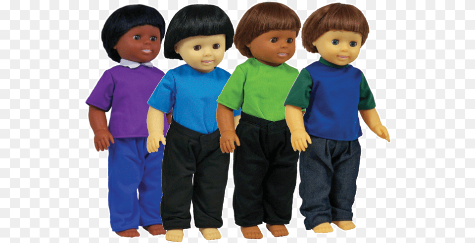 Get Ready Kids African American Boy Doll Get Ready Kids Caucasian Boy Doll, Toy, Person, Male, Child Png Image