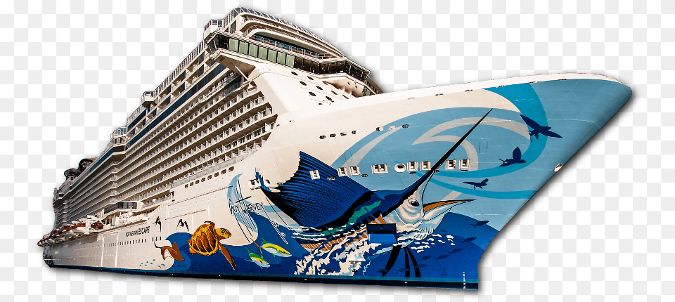 Get Ready To Cruise On Ncl S Newest And Most Exciting Norwegian Escape Cruise Ship, Cruise Ship, Transportation, Vehicle, Boat Free Png Download
