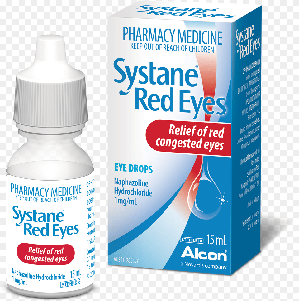 Get Relief Of Your Red Congested Eyes For Up To 8 Hours Systane Red Eye Drops, Food, Seasoning, Syrup Png