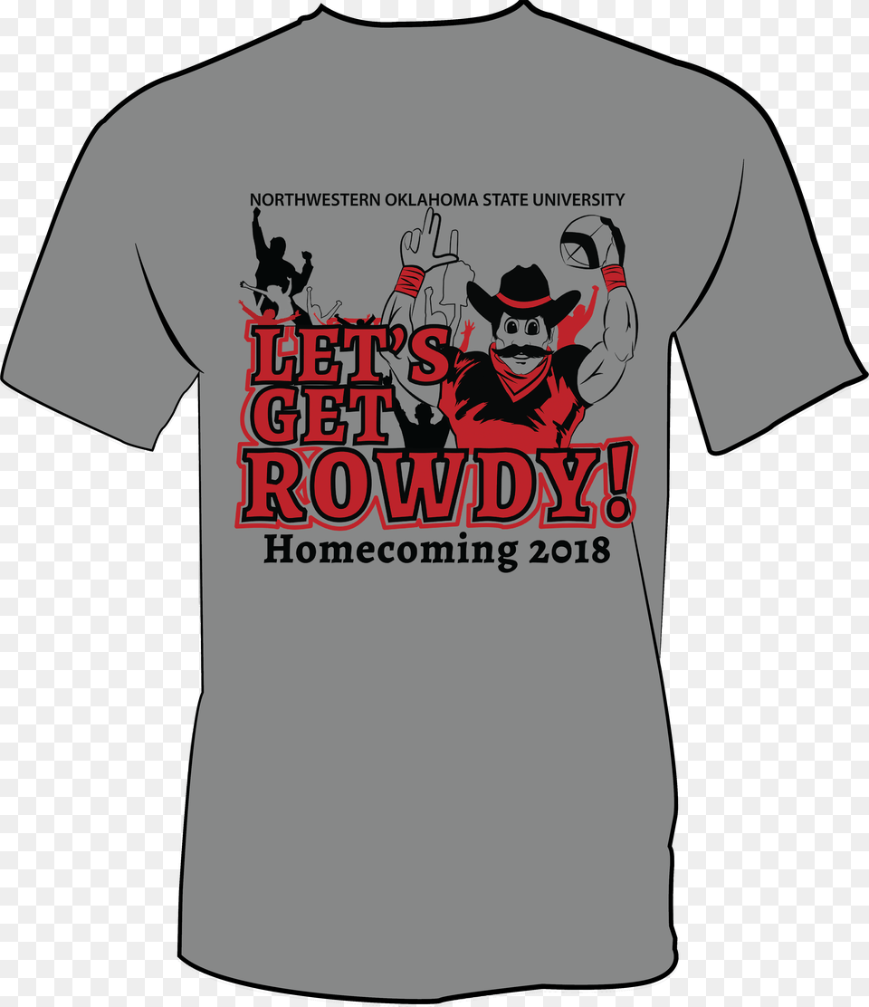 Get Rowdy Homecoming Theme Ideas, Clothing, T-shirt, Person, Shirt Free Transparent Png