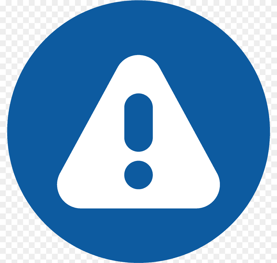 Get Service Alerts Dot, Symbol, Disk, Sign, Triangle Free Transparent Png
