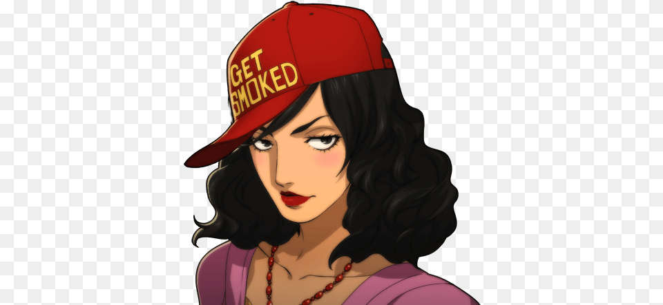 Get Smoked Memes Put Persona Get Smoked Hat, Adult, Person, Female, Woman Free Transparent Png
