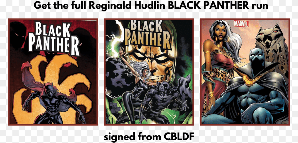 Get The Full Reginald Hudlin Black Panther Run Signed Comics, Adult, Publication, Person, Female Free Transparent Png