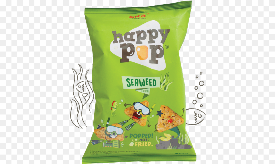 Get The Happiness Happy Pop Seaweed, Food, Snack, Adult, Female Free Transparent Png