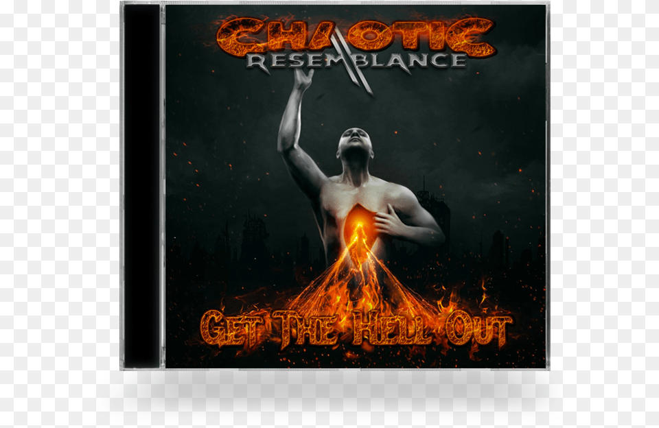 Get The Hell Out 2018 Jewel Case Edition Chaotic Resemblance, Poster, Advertisement, Person, Man Free Png
