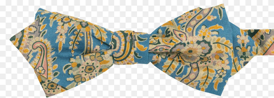 Get The Liberty Palm Paisley Bow Tie In Blue Online Paisley, Accessories, Formal Wear, Bow Tie Png Image