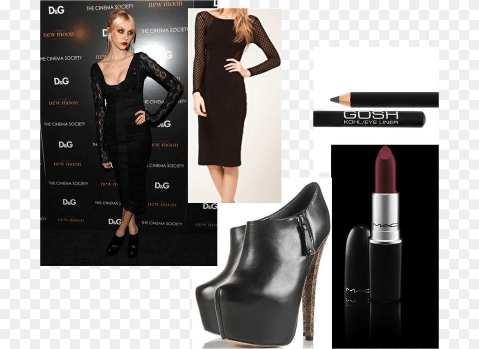 Get The Look Mac Lipstick Various Shades Lustre Freckletone, Adult, Shoe, Person, High Heel Free Png