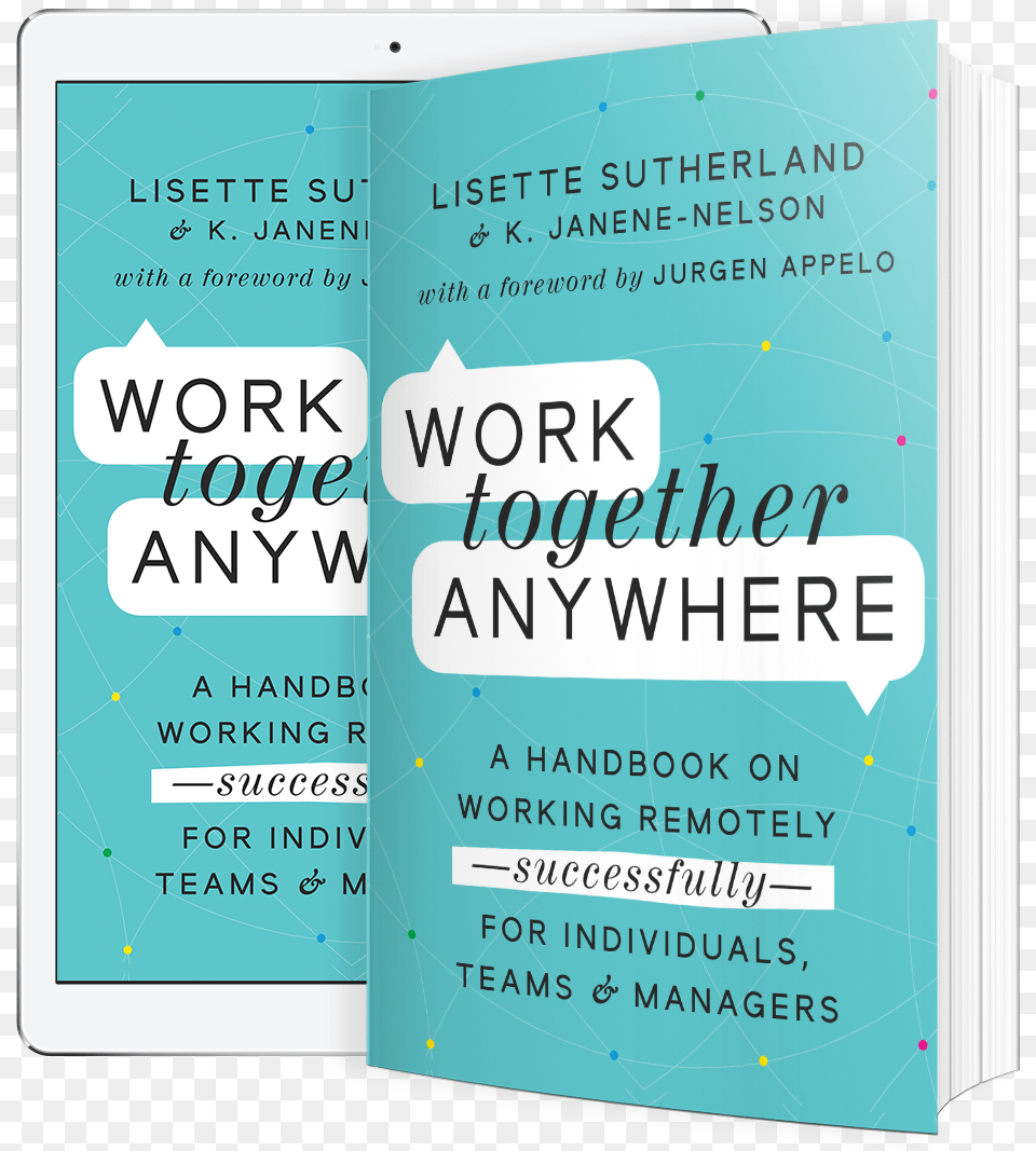 Get The Work Together Anywhere Handbook, Advertisement, Poster, Book, Publication Png Image