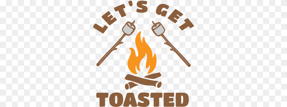 Get Toasted T Shirt, Fire, Flame, Light, Adult Free Png