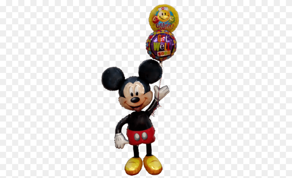 Get Well Mickey Mouse Airwalker Dayton Oh Balloon Delivery, Baby, Person, Head Png Image