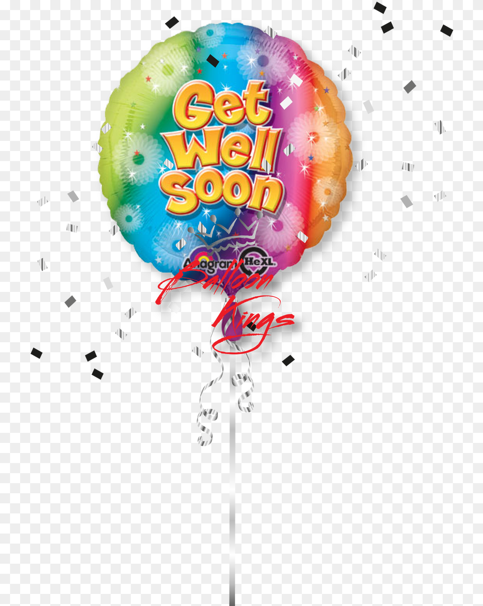 Get Well Soon Shooting Color Get Well Soon Balloons, Candy, Food, Sweets, Lollipop Free Transparent Png