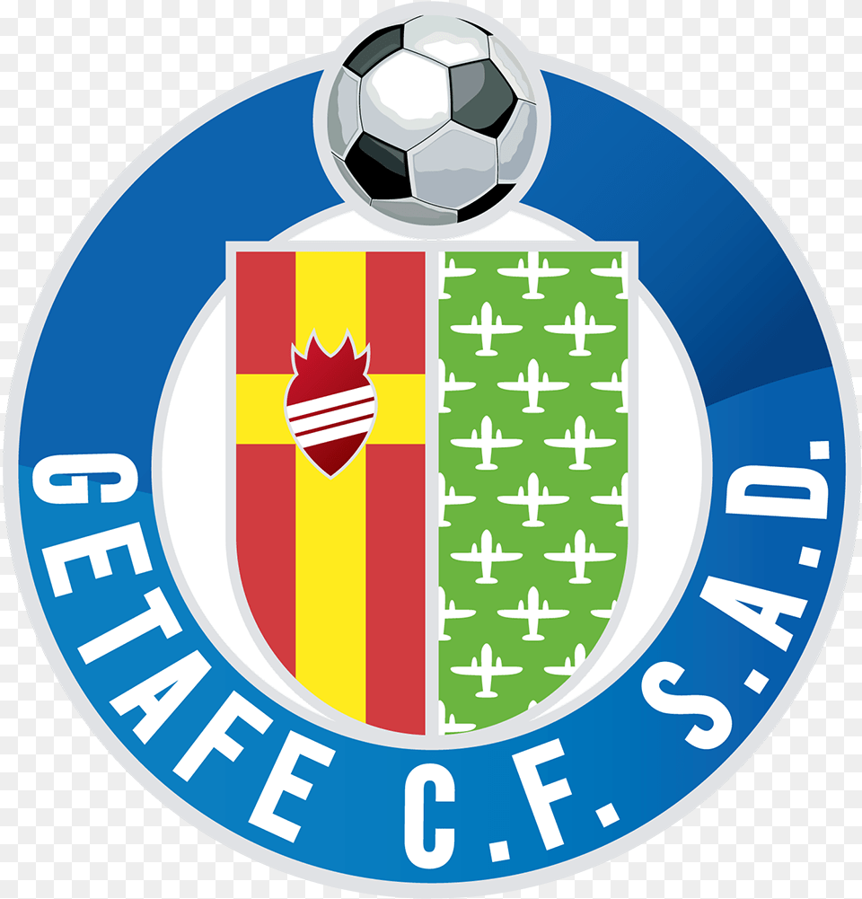 Getafe Cd Logo Getafe Logo, Ball, Football, Soccer, Soccer Ball Free Png Download