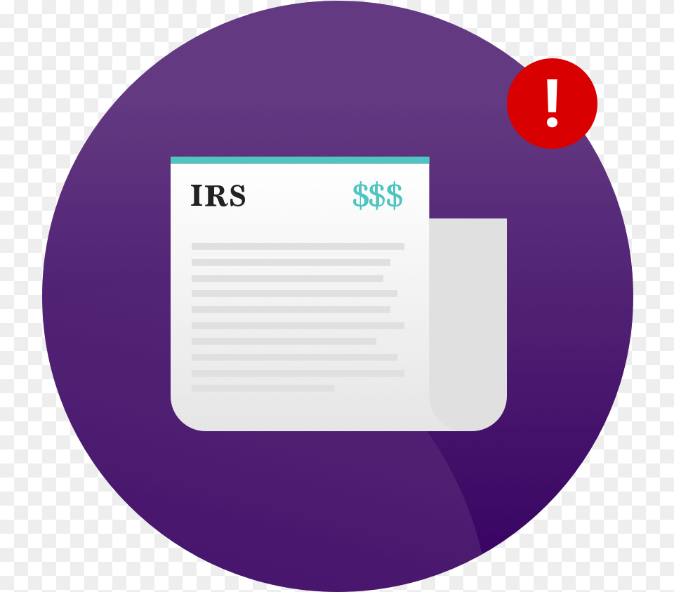 Getting Irs Notices About Back Taxes Circle, Page, Text, Disk Png