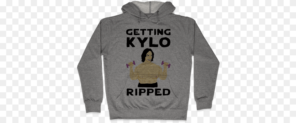 Getting Kylo Ripped Hooded Sweatshirt Baby Onesie It39s Cold Outside I Hate Funny Hoodies, Knitwear, Clothing, Hoodie, Sweater Free Transparent Png