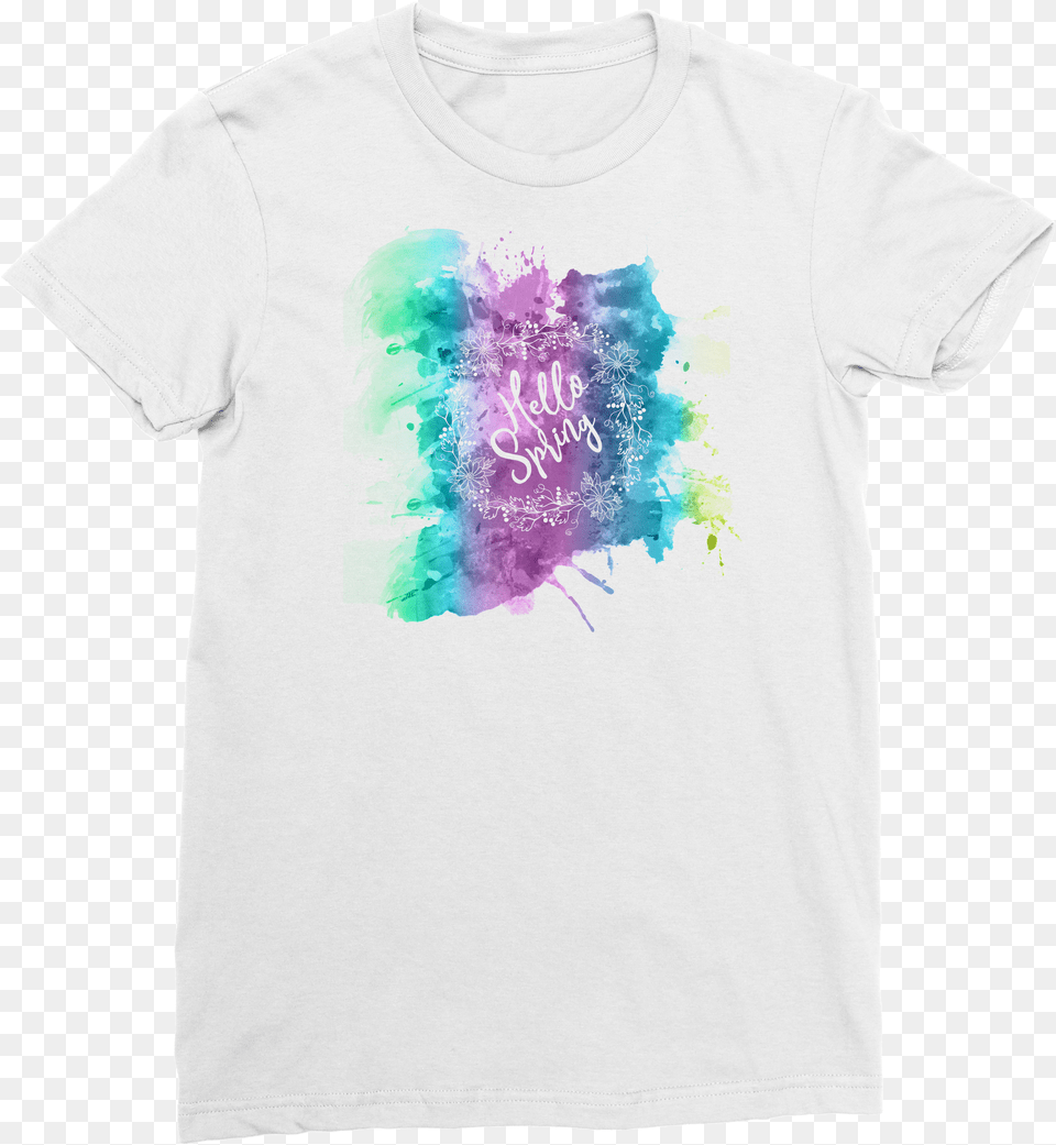 Getting Meowied Watercolor Flower Cat Lady Get Gucci T Shirt Mickey Png Image