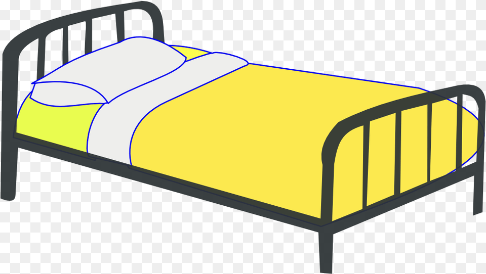 Getting Out Of Bed Clipart Clipart Images Transparent Background Bed Clipart, Furniture, Crib, Infant Bed Free Png