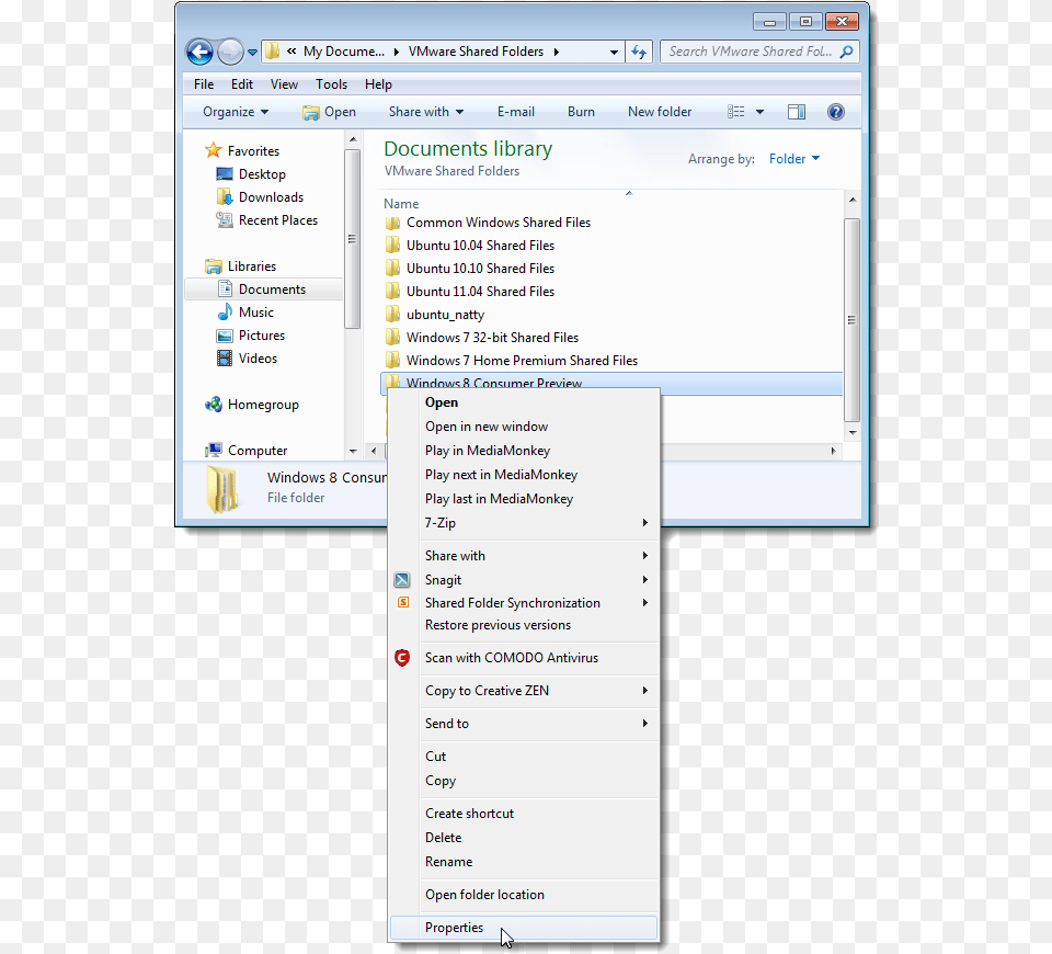 Getting Properties Of Folder Windows 7 Extract, File, Page, Text, Webpage Free Png