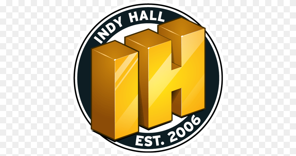 Getting Started Indy Hall Logo, Gold, Ammunition, Grenade, Weapon Free Png