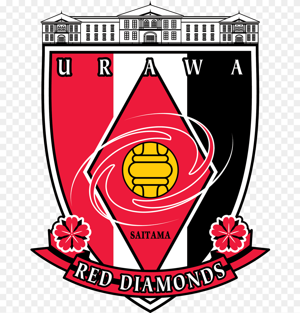 Getting There Urawa Red Diamonds Logo, Emblem, Symbol, Dynamite, Weapon Png Image